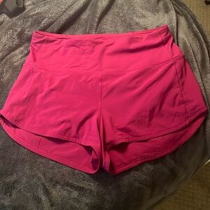 Lululemon HR (high-rise) speed up shorts